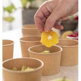 Miski Kartonu Kraft na Sos 60ml Ø6,7cm (2.000 Sztuk)