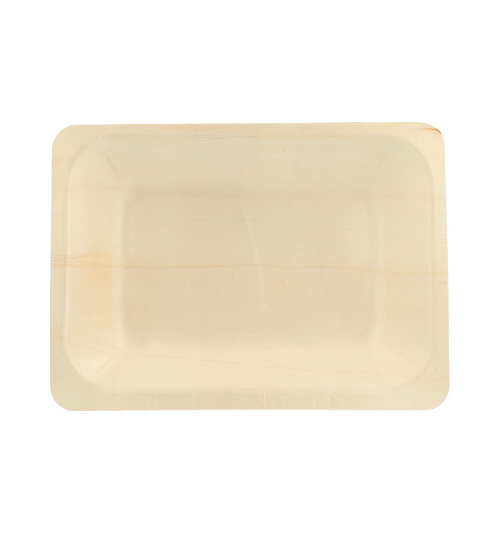 Tacki Drewniane 19,5x14x3cm (50 Sztuk) Tacki Drewniane 19,5x14x3cm (50 Sztuk)