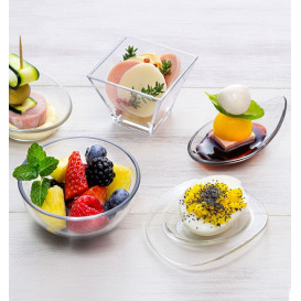 Miska Degustacyjna Snackholder Durable SAN "Drop" Przezroczysta 18ml (6 Sztuk)