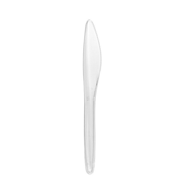 Nóż Plastikowi Luxuri Przezroczyste 175mm (100 Sztuk) Nóż Plastikowi Luxuri Przezroczyste 175mm (100 Sztuk)