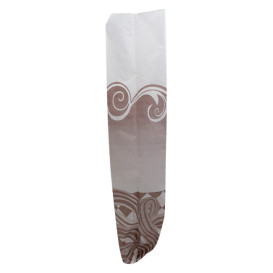 Torby na Churros Tłuszczoodporny 22+11x36cm (250 Sztuk)