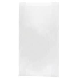 Torby Papierowe Białe 14+7x24cm (200 Sztuk)