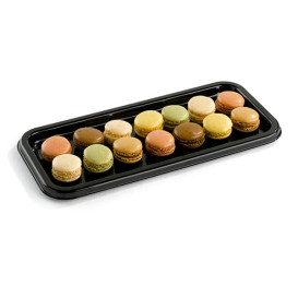 Tacki Plastikowe Prostokątny Czarni 35X16 cm (10 Sztuk)