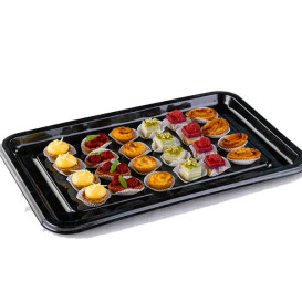 Tacki Plastikowe Prostokątny Marmur 35X24 cm (5 Sztuk)