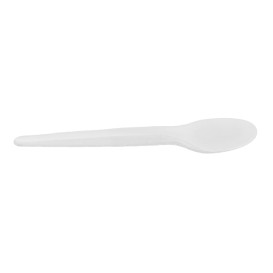 Lyżeczki Sztywna tektura Białe 13cm (50 sztuk)