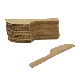 Mały Nóż Bambusowy 9cm w pudełku (100 Sztuk)