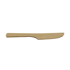 Mały Nóż Bambusowy 9cm w pudełku (100 Sztuk)