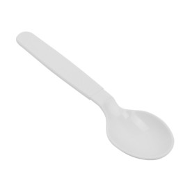 Łyżka Wielokrotnego użytku Durable Mineral PP Białe 18,5cm (180 Sztuk)