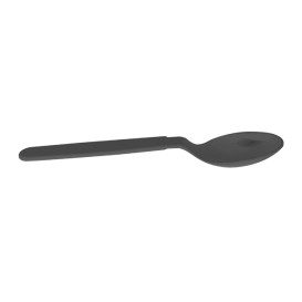 Łyżka Wielokrotnego użytku Durable Mineral PP Antracyt 18,5cm (6 Sztuk)