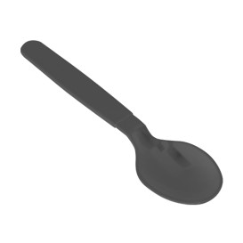 Łyżka Wielokrotnego użytku Durable Mineral PP Antracyt 18,5cm (6 Sztuk)