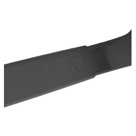 Łyżka Wielokrotnego użytku Durable Mineral PP Antracyt 18,5cm (6 Sztuk)