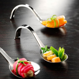 Łyżeczki do Degustacji Premium Srebro 13 cm (20 Sztuk)