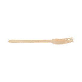 Widelec Drewniany Pojedynczo Pakowany 16cm (25 Sztuk)
