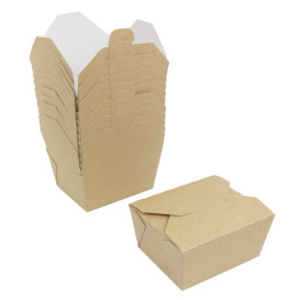 Opakowania na Lunch Kraft 11,8x9x6,3cm 650ml (25 Sztuk)