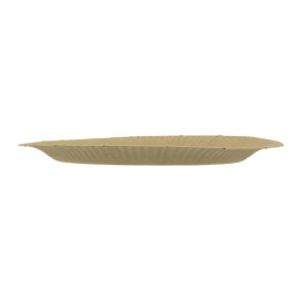 Talerze Papierowe Okrągłe “Radial” Kraft Ø18cm 200gr/m² (50 Sztuk)
