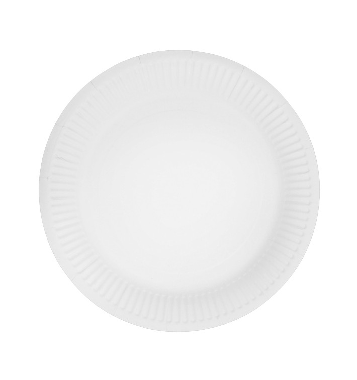 Talerze Papierowe Okrągłe “Radial” Białe Ø18cm 200gr/m² (650 Sztuk) Talerze Papierowe Okrągłe “Radial” Białe Ø18cm 200gr/m² (650 Sztuk)