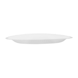 Talerze Papierowe Okrągłe “Radial” Białe Ø18cm 200gr/m² (50 Sztuk)