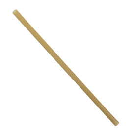 Ekologiczne Słomki do Napojów z Trzciny Cukrowej Ø0,8cm 25cm (50 Sztuk)