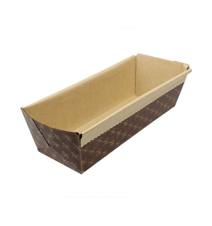 Formy do Pieczenia Kraft 24x8x7cm (40 Sztuk) Formy do Pieczenia Kraft 24x8x7cm (40 Sztuk)
