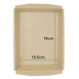 Formy do Pieczenia Kraft 19x13,5x3,5cm (50 Sztuk)