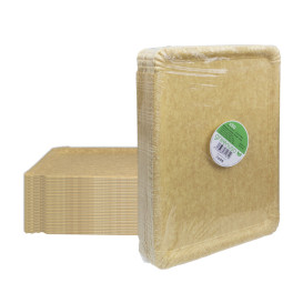 Tacki Papierowe Kraft "Flower" 25x34cm 390g/m² (50 Sztuk)