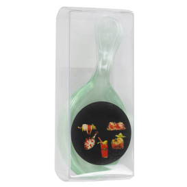 Łyżeczki do Degustacji Plastikowe Water Green 10,3cm (144 Sztuk)