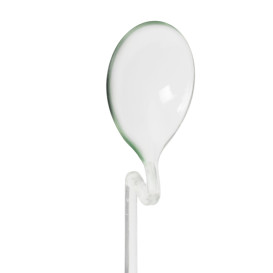 Łyżeczki do Degustacji z Krzywa Uchwytami Water Green 8cm (500 Sztuk)