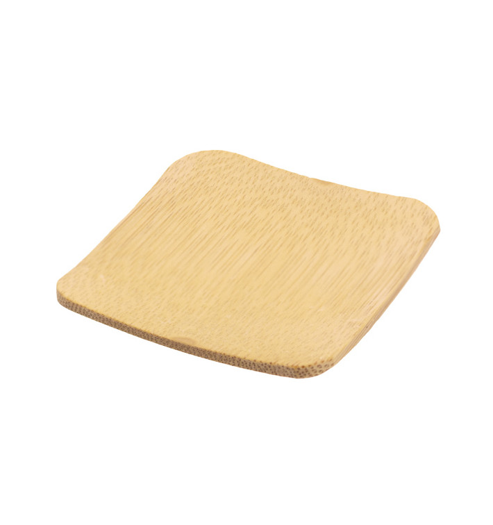 Bamboo Tasting Plate 6x6cm (12 Units) Bamboo Tasting Plate 6x6cm (12 Units)