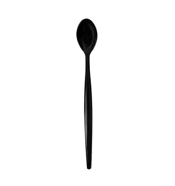 Łyżeczki Plastikowe do Lodów Czarne 21cm (1.200 Sztuk) Łyżeczki Plastikowe do Lodów Czarne 21cm (1.200 Sztuk)
