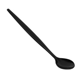 Łyżeczki Plastikowe do Lodów Czarne 21cm (1.200 Sztuk)