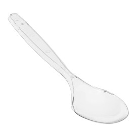 Łyżka plastikowy PS Wielokrotnego użytku Czarna 18cm (480 Sztuk)