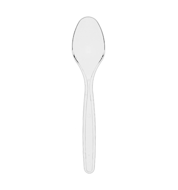 Łyżka plastikowy PS Wielokrotnego użytku Przezroczysta 18cm (50 Sztuk) Łyżka plastikowy PS Wielokrotnego użytku Przezroczysta 18cm (50 Sztuk)