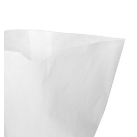 Torebka Krzyżowa Papierowa Biała 17x22cm (50 sztuk)