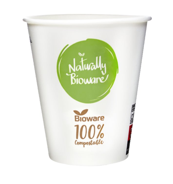 Kubek Papierowy Bioware® Ø9,0cm 360ml (100 Sztuk)