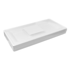 Taca Biała z Trzciny Cukrowej 26x13cm (25 Sztuk)