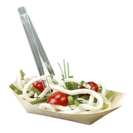 Szczypce Plastikowe do Przekąsek 12,5cm (20 Sztuk)