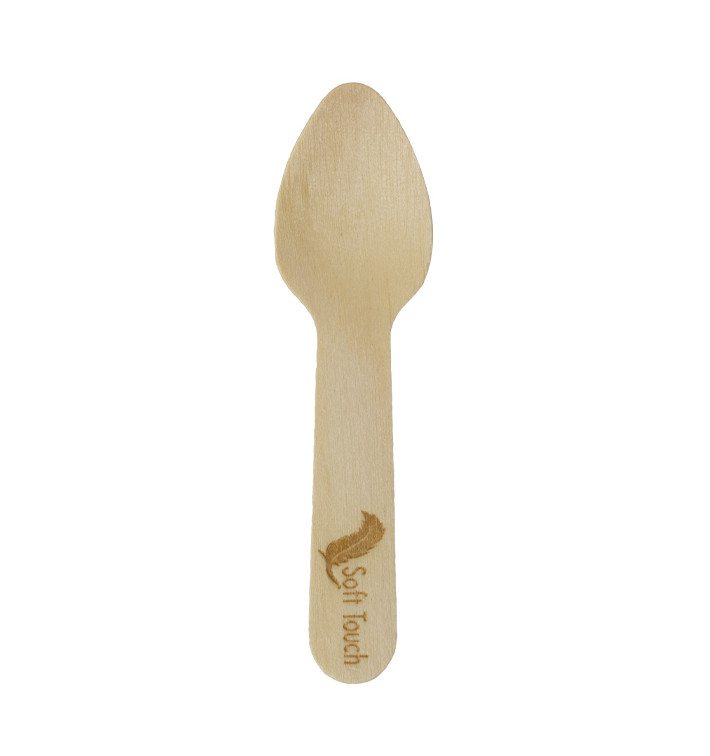 Łyżka Drewniana Mini “Soft” 7,5cm (100 Sztuk) Łyżka Drewniana Mini “Soft” 7,5cm (100 Sztuk)