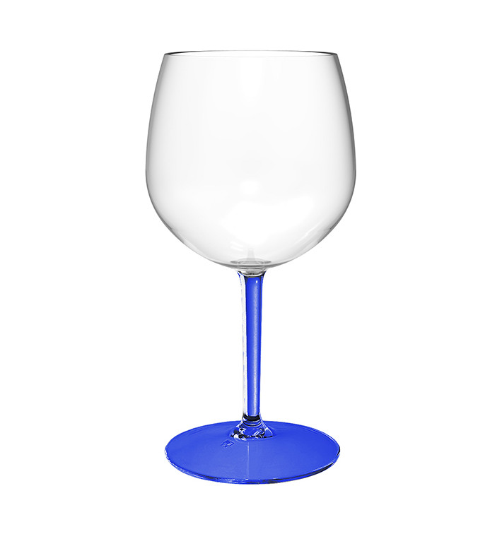 Kieliszki do Ginu z Tonikiem Wielokrotnego Użytku Durable TT Niebieską Stopką 580ml (1 Sztuk) Kieliszki do Ginu z Tonikiem Wielokrotnego Użytku Durable TT Niebieską Stopką 580ml (1 Sztuk)
