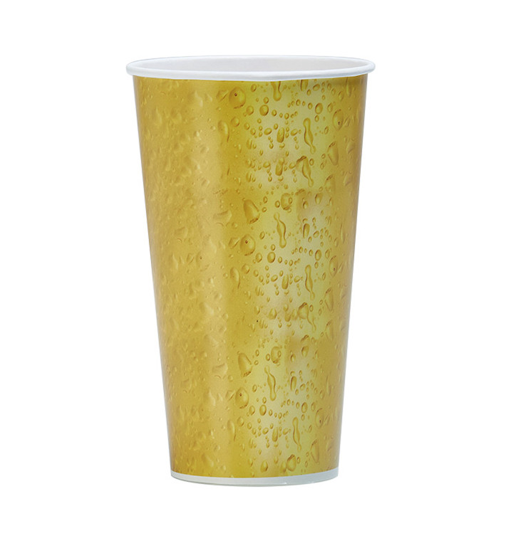 Szklanka Papierowa do Piwa 1.025ml Ø10,8cm (500 Sztuk) Szklanka Papierowa do Piwa 1.025ml Ø10,8cm (500 Sztuk)