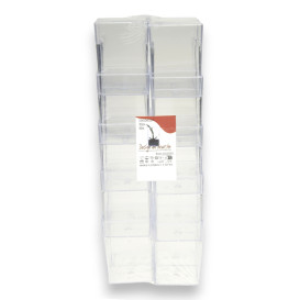 Fingerfood Kubek Sześcienny PS 3,8x3,5x5,2cm 50ml (20 Sztuk)