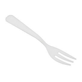 Widelec Biodegradowalny Wielokrotnego Użytku Biały z CPLA 10cm (500 Sztuk)