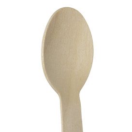 Łyżka Drewniana “Soft” 16cm (100 Sztuk)