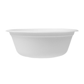 Miska Biała z Trzciny Cukrowej 600ml Ø15,5cm (250 Sztuk)