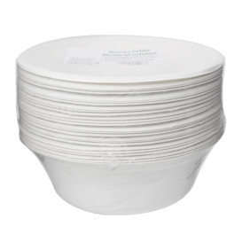 Miska Biała z Trzciny Cukrowej 600ml Ø15,5cm (250 Sztuk)