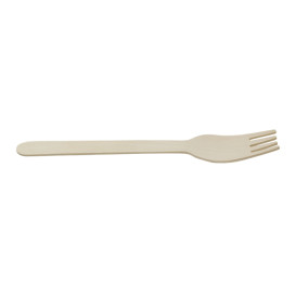 Widelec Drewniany Pojedynczo Pakowany 16cm (50 Sztuk)