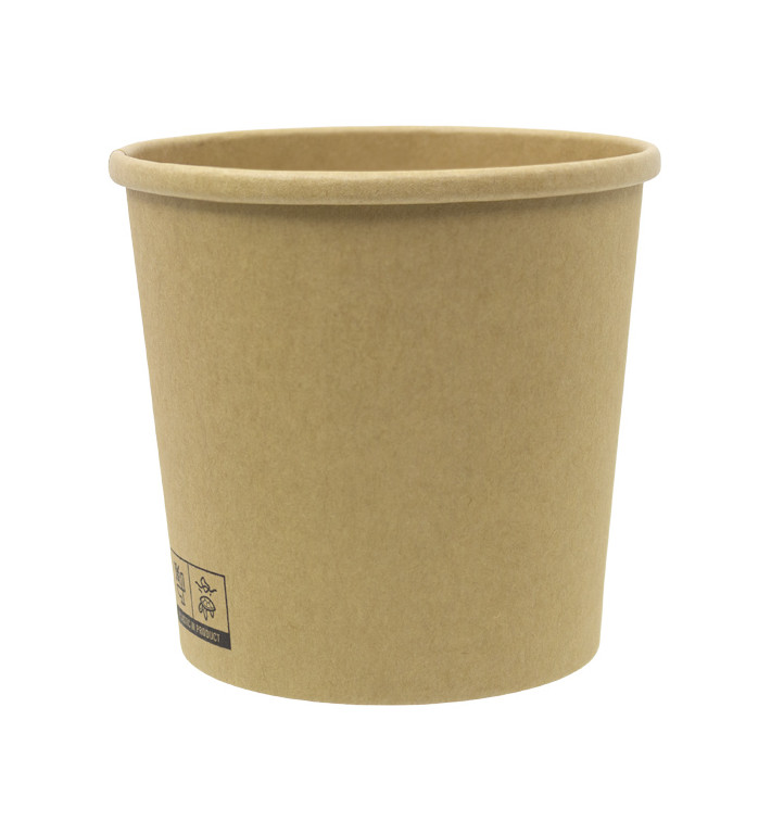 Pojemnik Papierowy Kraft 750ml Ø11,6cm (25 Sztuk) Pojemnik Papierowy Kraft 750ml Ø11,6cm (25 Sztuk)