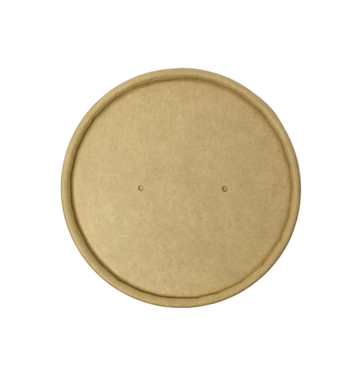 Wieczko Papierowe Kraft do pojemników Ø11,6cm (25 Sztuk) Wieczko Papierowe Kraft do pojemników Ø11,6cm (25 Sztuk)