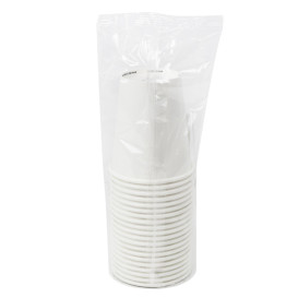 Kubek Papierowy 8Oz/290ml Białe Ø9,0cm (20 Sztuk)