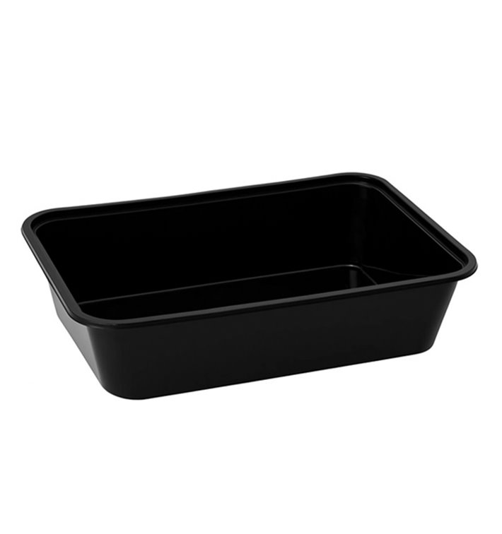 Pojemnik Plastikowy Prostokątny Czarny PP 500ml 17,3x11,9cm (50 Sztuk) Pojemnik Plastikowy Prostokątny Czarny PP 500ml 17,3x11,9cm (50 Sztuk)