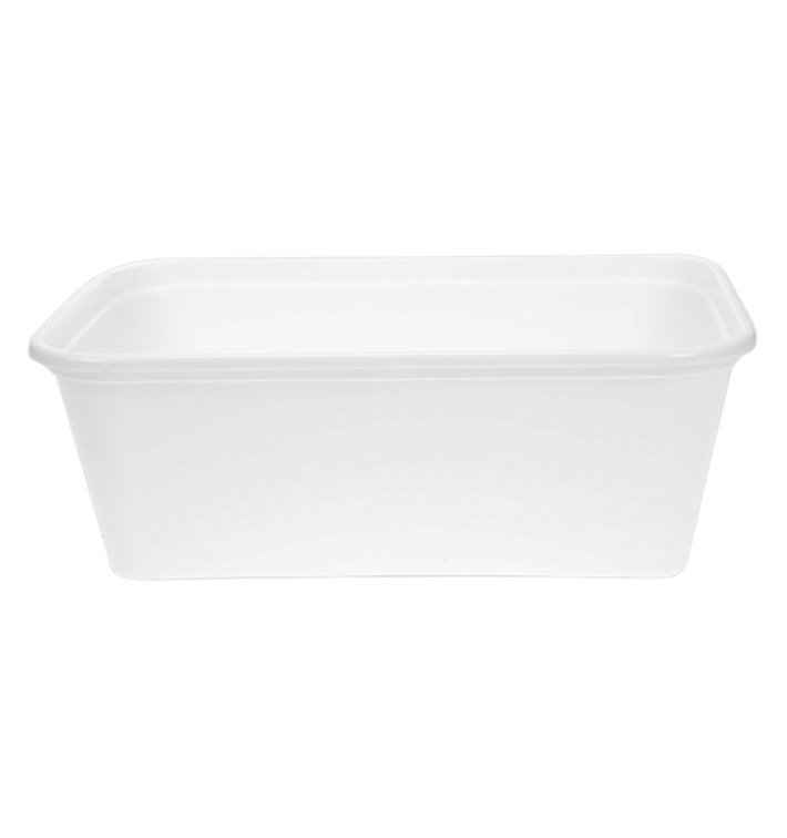 Pojemnik Plastikowy Prostokątny Biały PP 750ml 17,3x11,9cm (50 Sztuk) Pojemnik Plastikowy Prostokątny Biały PP 750ml 17,3x11,9cm (50 Sztuk)